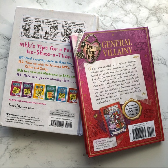 BUNDLE Books Dork Diaries - Ever after High Girl Stories - Picture 2 of 5